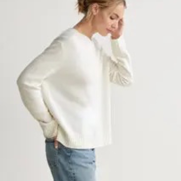 Jenni Kayne Everyday Sweater in Ivory 45667 - Picture 3 of 13